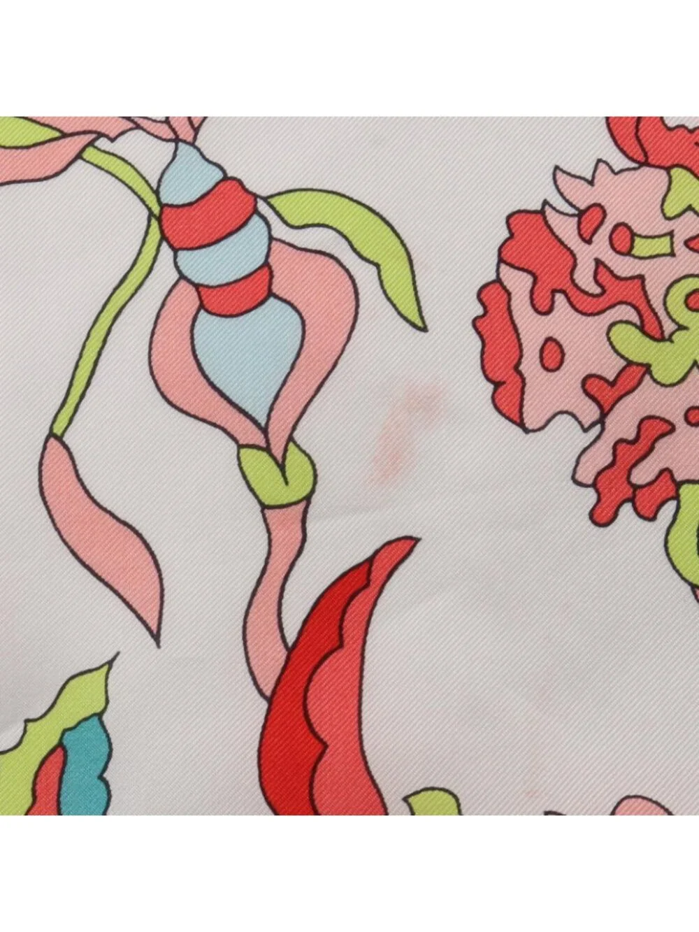Hermes Scarf Carre Geant 140 Silk Twill Fantaisies Indiennes Orange